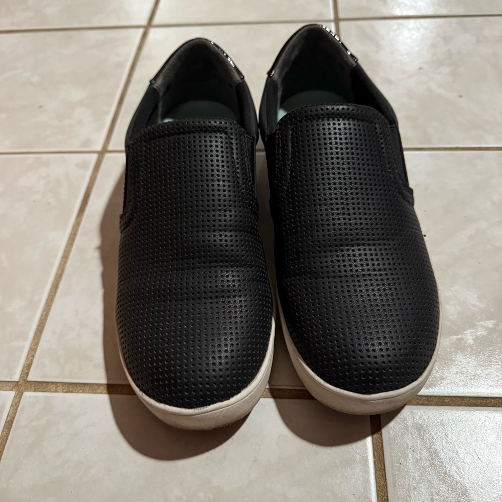 Dr Scholl’s Women's 8.5M Madison Black Slip On Flat Shoes, Office, Casual, Work